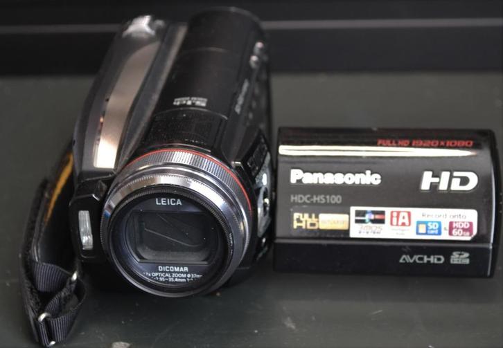 PANASONIC HDC-HS100 vintage camcorder, Audio, Tv en Foto, Videocamera's Digitaal, Gebruikt, Camera, Harde schijf, Panasonic, 8 tot 20x