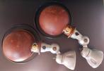 2x Jielde vintage wandlamp. Prachtstaat !, Ophalen of Verzenden, Gebruikt, Metaal