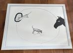 Lithografie “genesis” van Roger Raveel, Antiek en Kunst, Ophalen of Verzenden