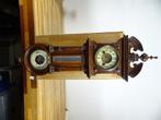 A2074. Klok met barometer en temperatuurmeter, Antiquités & Art, Antiquités | Horloges, Enlèvement ou Envoi