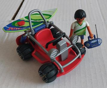 Playmobil 4863 - Buggy de plage avec surfeur, Enlèvement ou Envoi, Utilisé, Ensemble complet