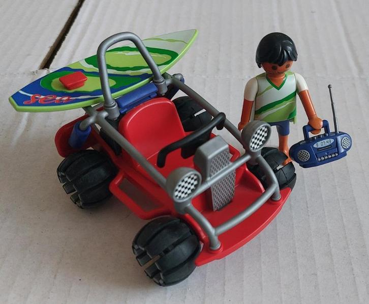 Playmobil 4863 - Strandbuggy met surfer, Kinderen en Baby's, Speelgoed | Playmobil, Gebruikt, Complete set, Ophalen of Verzenden