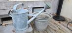 Arrosoir et seau en zinc, Tuin en Terras, Gieters, Ophalen