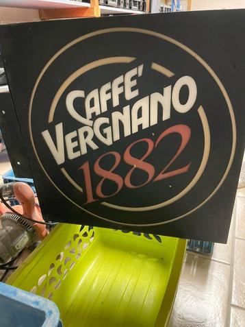 Enseigne lumineuse Caffe Vergnano, Articles professionnels, Enlèvement