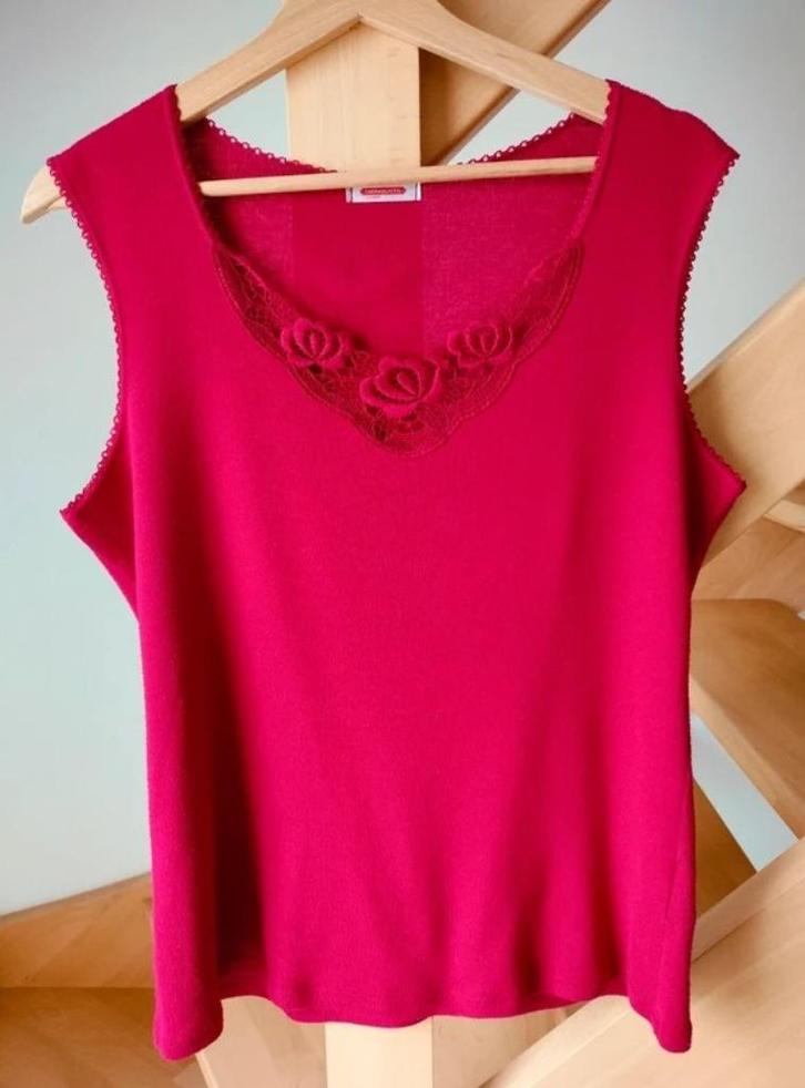 Warme top Damart maat: Large, Kleding | Dames, Topjes, Zo goed als nieuw, Maat 42/44 (L), Rood, Zonder mouw, Ophalen of Verzenden