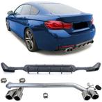 4 X Uitlaat Carbon Diffuser Bmw 4 serie F32 F33 F36 M Pack, Verzenden
