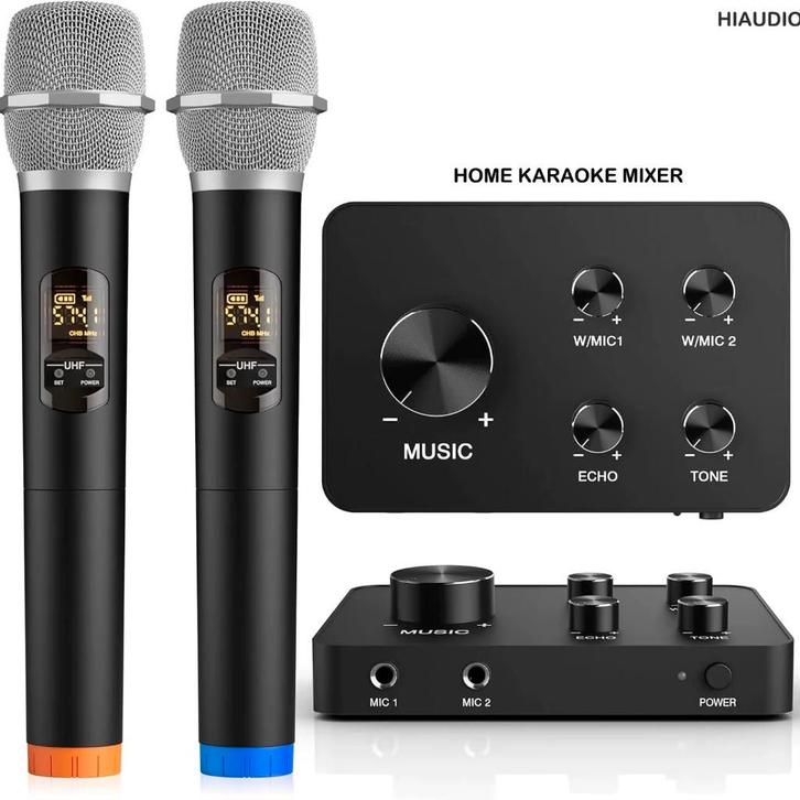 Nieuwe First Class Draadloze Karaoke Microfoon, Muziek en Instrumenten, Microfoons, Nieuw, Zangmicrofoon, Draadloos, Ophalen of Verzenden