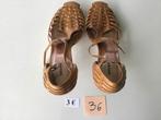 1 paire de chaussures marron pour femme taille 36, Porté, Enlèvement ou Envoi