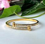 Bracelet lot en acier inoxydable, Or, Avec strass, Envoi, Acier