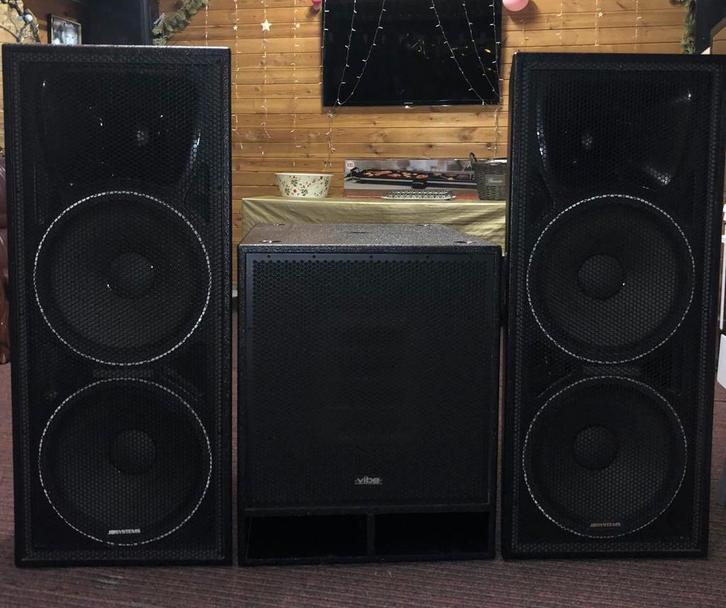 Jb systems vibe 30, Audio, Tv en Foto, Luidsprekerboxen, Zo goed als nieuw, Subwoofer, 120 watt of meer, Overige merken, Ophalen