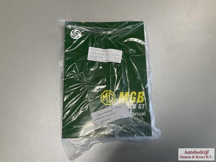 MG MGB & MGB GT Workshop Manual AKD3259 ISBN 9781855201743, Auto diversen, Handleidingen en Instructieboekjes, Ophalen of Verzenden