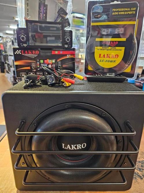 Lakro active-subwooferset incl radio en kabelset, Auto diversen, Autospeakers