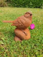 vogel op steen , gietijzer, Tuin en Terras, Ophalen of Verzenden, Nieuw, Steen