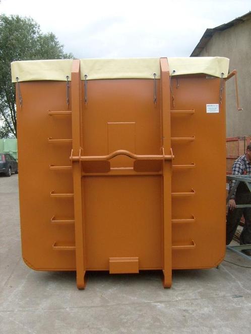 Gemakbak spanten container met afdekzeil, Articles professionnels, Machines & Construction | Abris de chantier & Conteneurs
