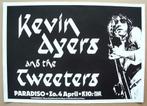 KEVIN AYERS 1982 POSTER Concert PARADISO Martin Kaye, Musique, Utilisé, Affiche ou Poster pour porte ou plus grand, Enlèvement ou Envoi