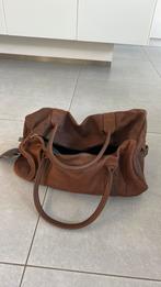 Lederen grote reistas bruin beyond, Handtassen en Accessoires, Tassen | Reistassen en Weekendtassen, Ophalen, 30 cm of meer, Bruin