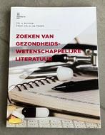 Zoeken van gezondheidswetenschappelijke literatuur, Enlèvement ou Envoi, Comme neuf, Enseignement supérieur, Buysse