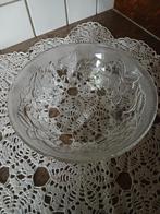 vintage glazen kom-geperst glas italie, Ophalen of Verzenden, Zo goed als nieuw, Glas