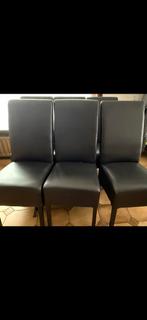 6 Eettafel zetels met tafel, Huis en Inrichting, Stoelen, Ophalen, Zo goed als nieuw