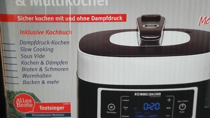 Elektrische Multi Stoomdrukpan ROMMELSBACHER., Elektronische apparatuur, Slowcookers, Ophalen