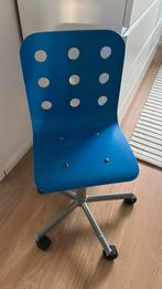 Bureaustoel kind Ikea blauw, Huis en Inrichting, Bureaustoelen, Ophalen, Gebruikt, Blauw, Bureaustoel