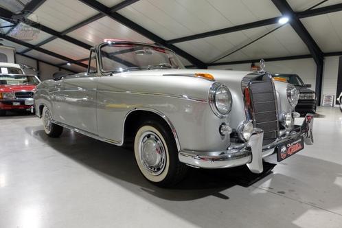 1957 Mercedes 220S Ponton cabrio, Auto's, Oldtimers, Bedrijf, Te koop, Mercedes-Benz, Benzine, Cabriolet, 2 deurs, Handgeschakeld