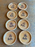 Leffe bier onderzetters in hout, Ophalen, Leffe