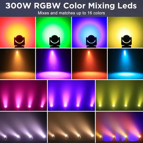 PAASPROMO Nieuwe First Class 300 W Led Moving Wash, Muziek en Instrumenten, Licht en Laser, Nieuw, Licht, Geluidgestuurd, Kleur