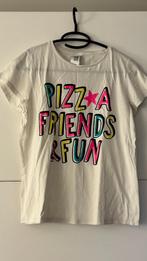 Here & There witte T-shirt met tekst 158/164, Kinderen en Baby's, Jongen of Meisje, Nieuw, Ophalen of Verzenden, Shirt of Longsleeve