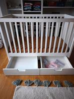 Lit bébé Ikea Stuva avec 2 tiroirs réglable en hauteur, Enlèvement, Réglable en hauteur