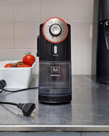 Elektrische koffiemolen Melitta - zo goed als nieuw beschikbaar voor biedingen