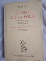 Livre ancien éloge de la folie lettre d Erasme a dorpius, Enlèvement ou Envoi