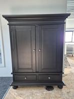 Mooie eiken kast mat zwart gespoten in 2K Meubellak, Huis en Inrichting, Kasten | Buffetkasten, Ophalen, Met deur(en), 150 tot 200 cm
