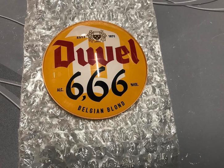 Duvel 6,66% vlakke taplens, Verzamelen, Merken en Reclamevoorwerpen, Zo goed als nieuw, Overige typen, Ophalen of Verzenden