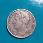 België 1 frank zilver Leopold I gelauwerd 1838 - lijn door 3, Zilver, Ophalen of Verzenden, Losse munt, Zilver