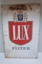 Lux tabak bord reclamebord plaques, Verzamelen, Ophalen of Verzenden, Reclamebord