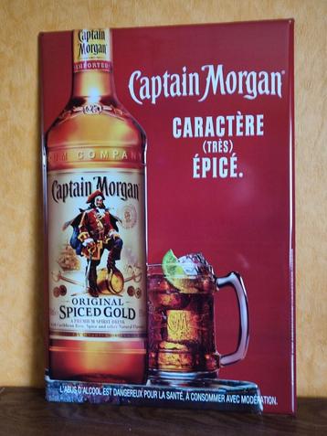 Belle plaque en métal CAPTAIN MORGAN., Enlèvement, Neuf