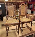 Deux chaises anciennes de Malines en chêne, Antiquités & Art, Enlèvement