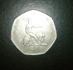 50 New Pence 1976 - Elisabeth II 30 mm - heptagonal, Enlèvement, Monnaie en vrac