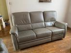 Lederen salon - 3-zit en 2x 1-zit, Huis en Inrichting, Zetels | Zetels, Ophalen, Gebruikt