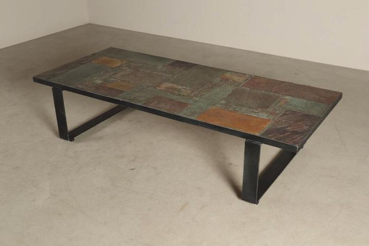 Postmodern coffee table by Pia Manu, Belgium, Huis en Inrichting, Tafels | Salontafels, Gebruikt, Ophalen