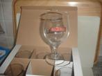 6 bierglazen Belle Vue Kriek, brij. Inbev, voor € 3,00, Enlèvement ou Envoi, Neuf, Verre ou Verres, Autres marques