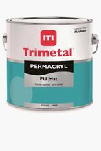 Trimetal - laque blanc mat - 2,5L, Doe-het-zelf en Bouw, Verf, Beits en Lak, Ophalen of Verzenden, Nieuw, Wit, Lak