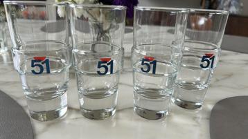 4 pastis 51 glazen beschikbaar voor biedingen