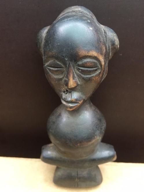 Congo : Sifflet LUBA à figure féminine, Antiquités & Art, Art | Art non-occidental, Enlèvement ou Envoi