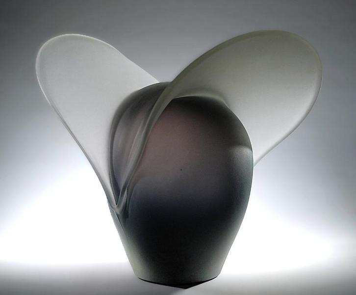 Sculptuur Ombre & Lumière PU - Alfred Collard, Antiquités & Art, Antiquités | Verre & Cristal, Enlèvement ou Envoi