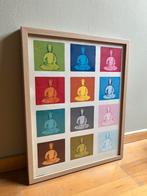 Buddha poster, Verzamelen, Ophalen, Rechthoekig Staand, Met lijst, Zo goed als nieuw
