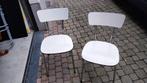 2 retro keuken stoelen, Ophalen, Gebruikt, Metaal, Twee