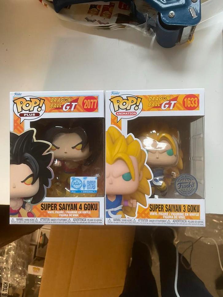 Perceel 2 Funko Pop Goku Super Saiyan 3 4 Dragon Ball GT, Verzamelen, Beelden en Beeldjes, Ophalen
