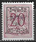 Belgie 1952 - OBP 627pre - Opdruk D - 20 c. (ZG), Postzegels en Munten, Postzegels | Europa | België, Zonder gom, Verzenden, Postfris